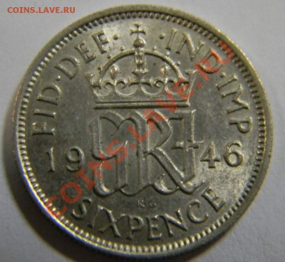 6 пенсов Британия 1946г. блеск! - DSCN5060_thumb