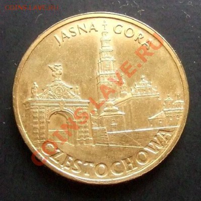 ПОЛЬША 2 злотых (2009) CZESTOCHOWA до 22.03. (22.00) - Польша 2 злотых (2009) CZESTOCHOWA А
