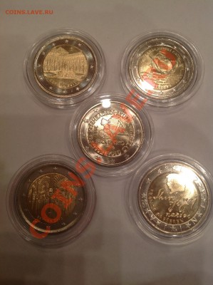Юбилейные 2 евро. Лот 2 - image
