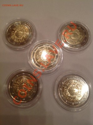 Юбилейные 2 евро. Лот 6 - image