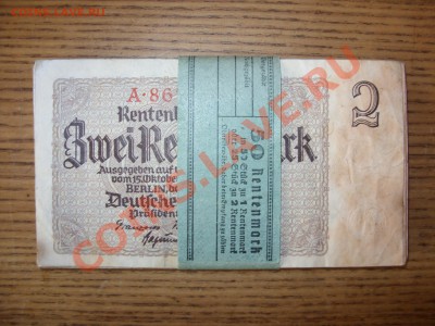 Боны Германии - 2 марки 1937 пачка - 2