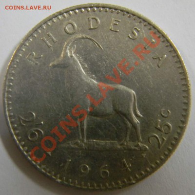 2.5 шиллинга 25 центов Родезия 1964г. - DSCN5088_thumb