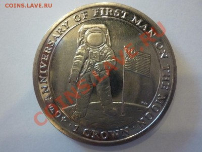 ДК Остров Мэн 1 крона Высадка на Луне, шайба 26.03 22.00 - P1020508.JPG