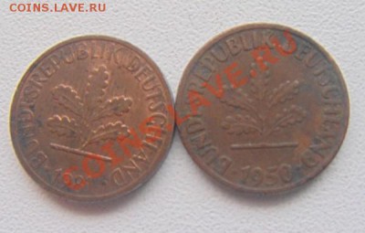1 и 10 пфенингов,50 грошей и 1 стотинка.(оценка) - DSC04334