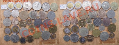 Иностранные монеты.Россыпь,наборы,серебро. От 21.03. - 50