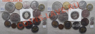 Иностранные монеты.Россыпь,наборы,серебро. От 21.03. - 80