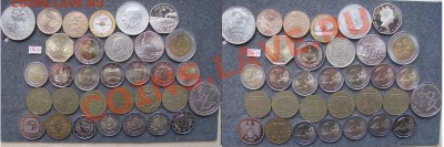 Иностранные монеты.Россыпь,наборы,серебро. От 21.03. - 150