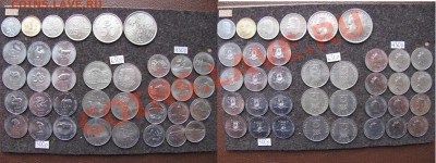 Иностранные монеты.Россыпь,наборы,серебро. От 21.03. - 1