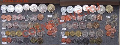 Иностранные монеты.Россыпь,наборы,серебро. От 21.03. - 2