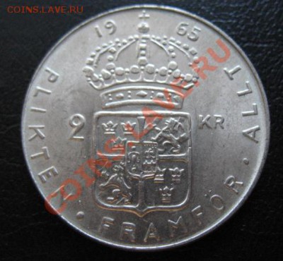 1965 Швеция, 2 кр, серебро, до 26.03 в 21-00 мск - 2 кр швед. аjpg
