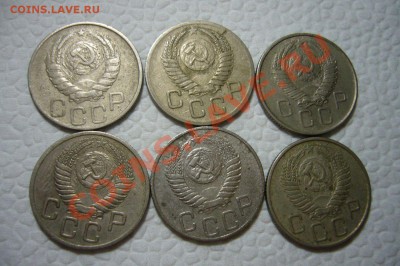 Кучка различных монет - 40 шт до 1961 г - 24-03-13 - 23-10 - 3333