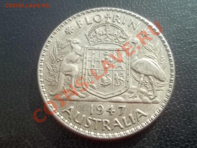 Флорин Австралия 1947 Серебро - Сrauze21 522