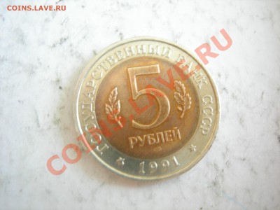 КК 5 рублей 1991г Филин до 26.03.2013 - DSCN9573.JPG