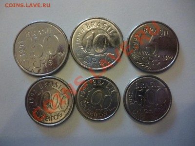 ДК набор монет Бразилии  ФИКС 26.03 - P1020567.JPG