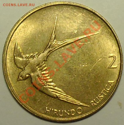 СЛОВЕНИЯ - 2 толара 2001 - Ласточка - до 29 марта - 025