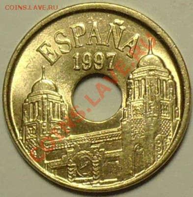 ИСПАНИЯ - 25 песет 1997 - Мелилья - до 29 марта - 066
