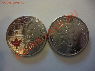 ДК Канада 25 центов цветная 1812 (первый вид) ФИКС 26.03 - P1020552.JPG