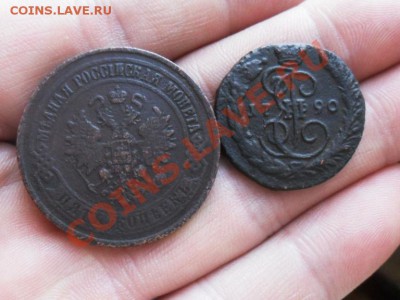 5коп.1874г.ем. копейка 1790г.ем. - SAM_2751.JPG