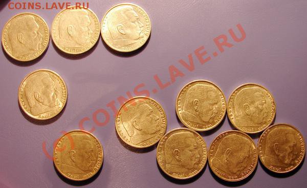 2 марки, Германия, 1937-38-39 х 11 шт. до 25.11.09 21-00+ - Га