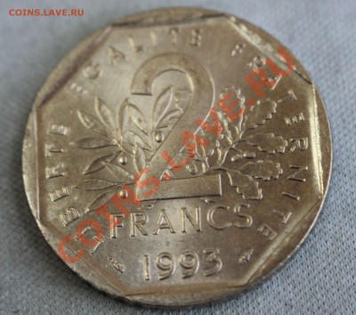 ФРАНЦИЯ 2 франка 1993г.  Жан Мулен до 30.03.13г.в 22-00 - IMG_5317.JPG
