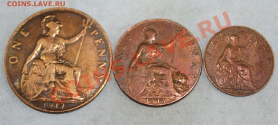 БРИТАНИЯ пенни 1917г,пол пенни 1916г, фартинг 1925г.до 30.03 - IMG_5323.JPG