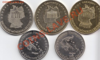 Сувенирные жетоны  The National Tokens - IMG_0001