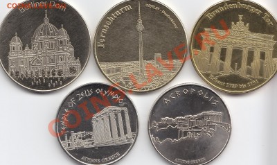 Сувенирные жетоны  The National Tokens - IMG