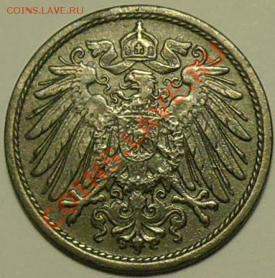 ГЕРМАНИЯ - 10 фенигов 1917 - Цинк - до 30 марта - 103