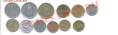 ГРЕЦИЯ 12 монет до 28.03.2013 22-15 мск - греция-1