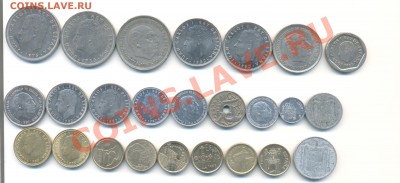 ИСПАНИЯ 25 монет до 28.03.2013 22-15 мск - испания-2