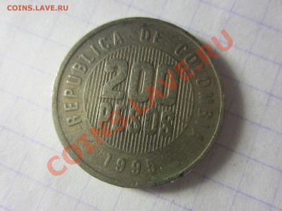 Колумбия 200 песо 1995, до 30.03.2013 в 22.00 мск. - IMG_3746