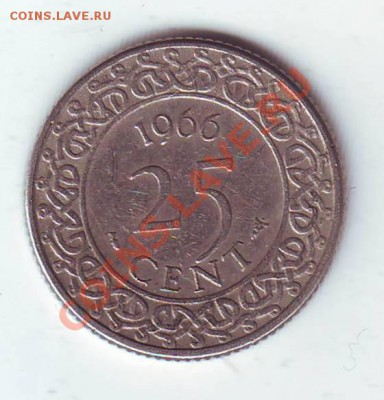 Суринам.25 Центов.1966. до 31 Марта - 19660012.JPG