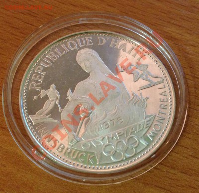 Гаити 50 гурдов 1974 серебро, пруф - Гаити фото.JPG