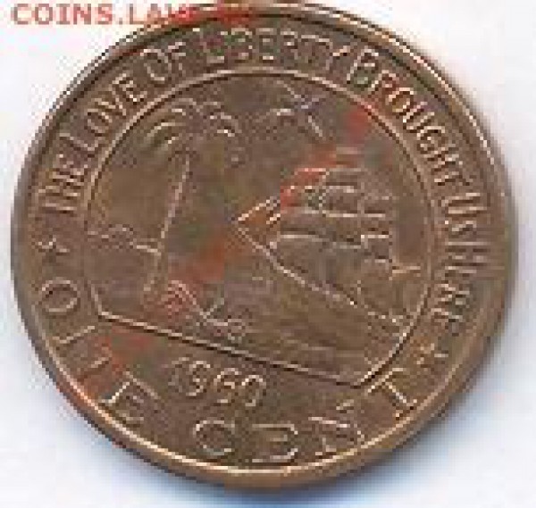 Либерия 1 цент.1960 г. До 26.11.09. 20-00 МСК. - либ 1