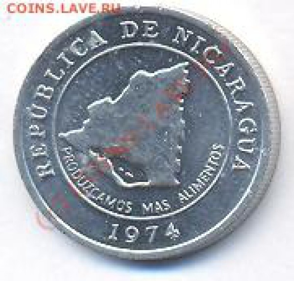 Никарагуа 10 центаво.1974 г.До 26.11.09. 20-00 МСК. - ник 1