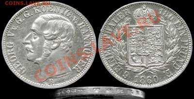 6 талера 1860 AUNC на оценку - 1-6t-hann