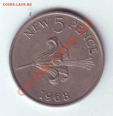 Гернси.5 Пенсов. 1968. Цветок. до 1 апреля - 19680017.JPG