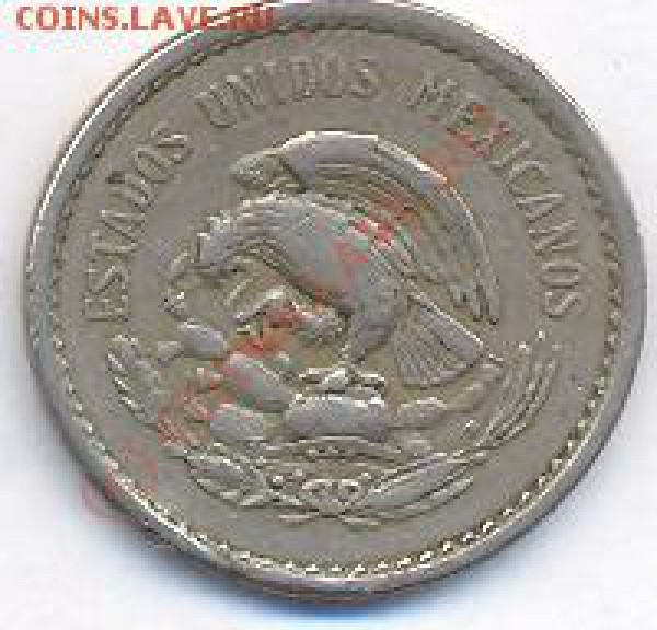 Мексика 10 центаво. 1946 г. До 26.11.09. 20-00 МСК. - мекс 46 1