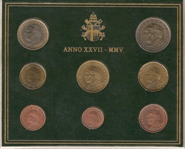 Набор Ватикана 2005 года - Vati05