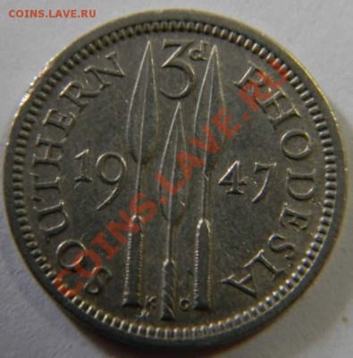 3 пенса Южная Родезия 1947г. - DSCN5123_thumb