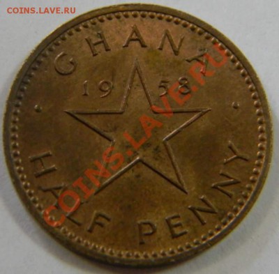 2 пенни Гана 1958г. UNC - DSCN5135_thumb