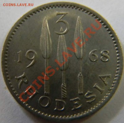3 пенса Родезия 1968г. UNC - DSCN5149_thumb