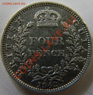 4 пенса Британская Гвиана 1942г. - DSCN5155_thumb