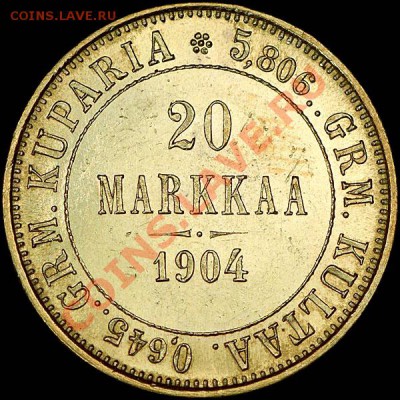 20 markkaa 1910 года, L. MS 65 +1904 - 439
