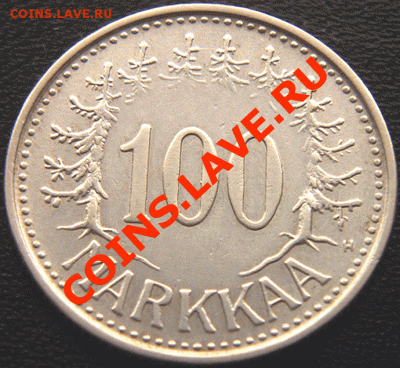 Финляндия_100 марок 1957; Ag, чеканный блеск; до 27.03_22.00 - 4848