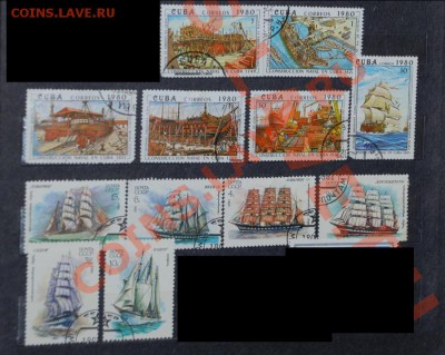 Подборка марок, корабли, 56шт, до 02.04.13г 23-00мск - корабли_5.JPG