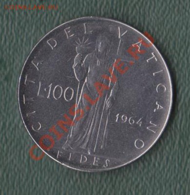 Ватикан, 100 Лир 1964  (29.03) - 37