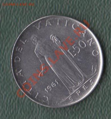 Ватикан, 50 Лир 1961 (29.03) - 49