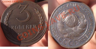 3 копейки 1924 года - фото3
