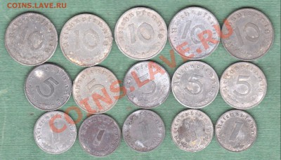 Третий рейх 23 монеты.Все разные(31.03 - 23.00) - 3r2a copy